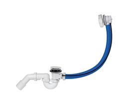 Sifón automat s prepadom ABS Biely Normálna (60 cm)