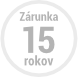 Záruka 15 rokov Záruka 15 rokov