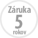 Záruka 5 rokov Záruka 5 rokov