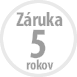 Záruka 5 rokov