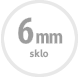 6mm Hrúbka skla